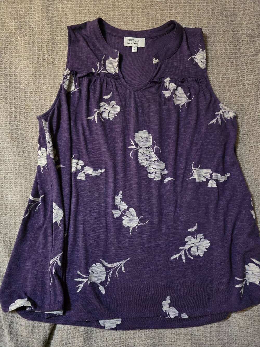 Prescott New York Sleveless Top - 2X